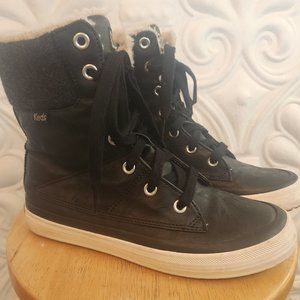Keds Black High-top sneakers/boots. Size 6.5. GREAT CONDITION!!!